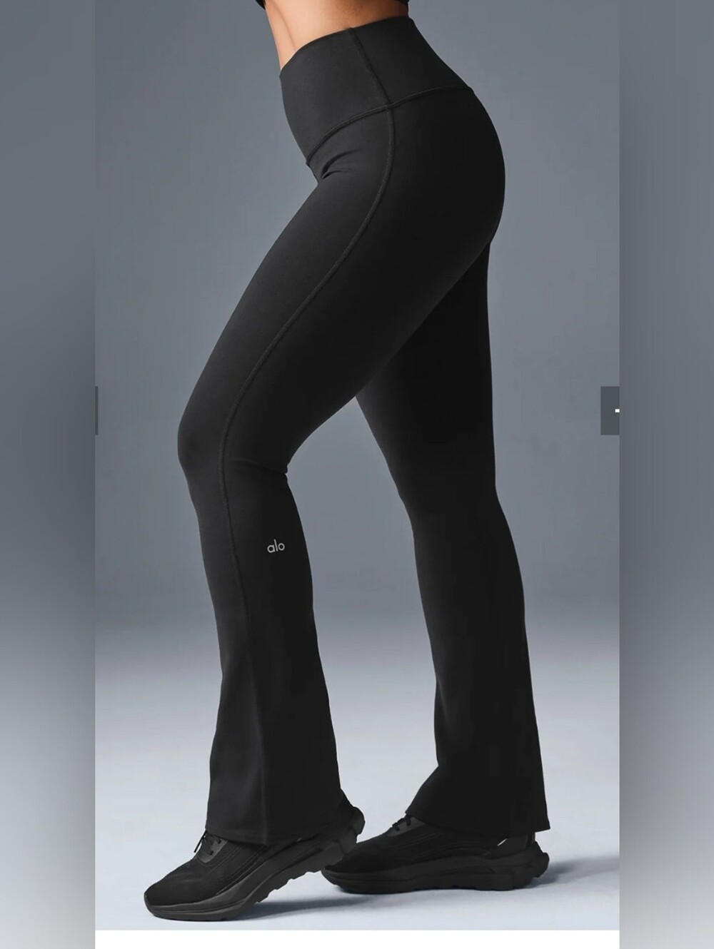 ALO Yoga Softsculpt High-waist Black Boot-Cut Leggings